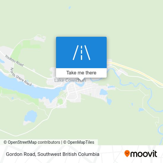 Gordon Road map