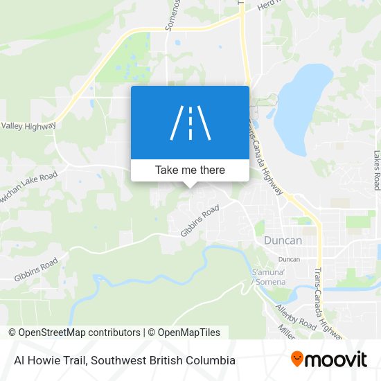 Al Howie Trail map