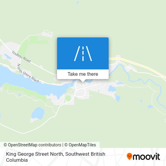 King George Street North map