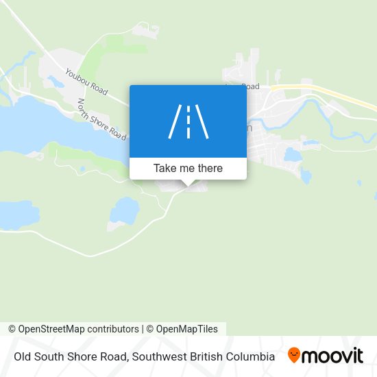 Old South Shore Road map