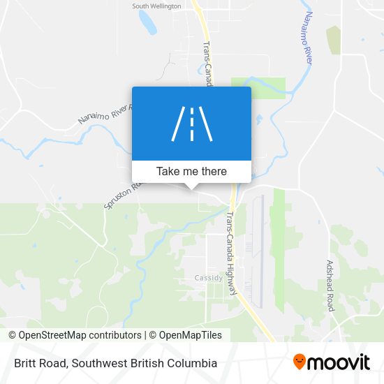 Britt Road map