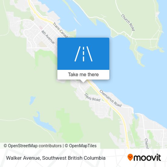 Walker Avenue map
