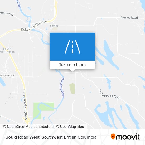 Gould Road West map