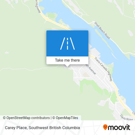 Carey Place map