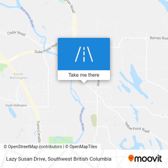 Lazy Susan Drive map