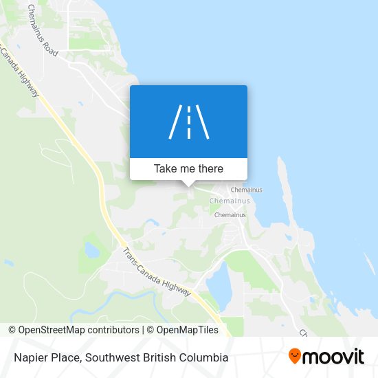 Napier Place map