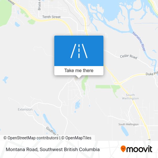 Montana Road map