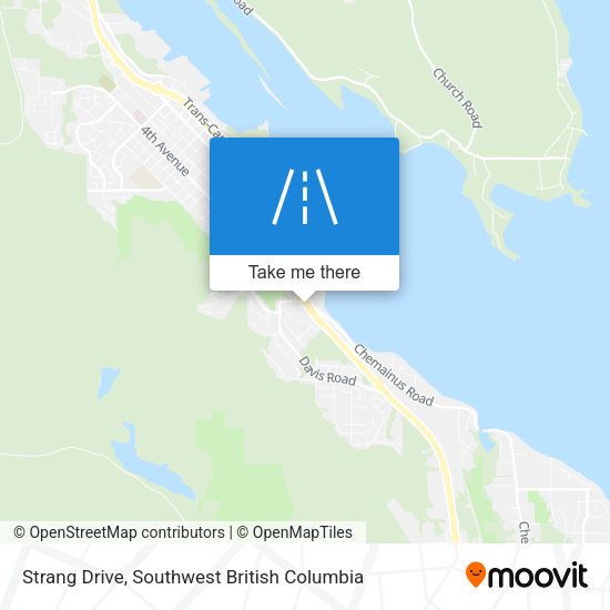Strang Drive map