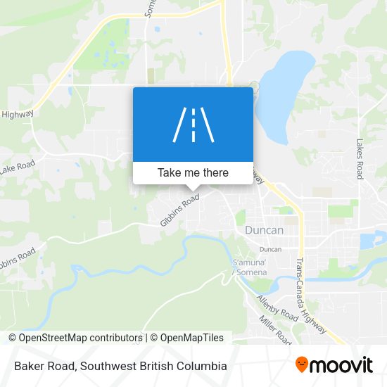 Baker Road map