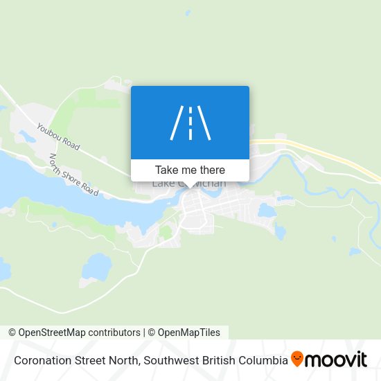 Coronation Street North map