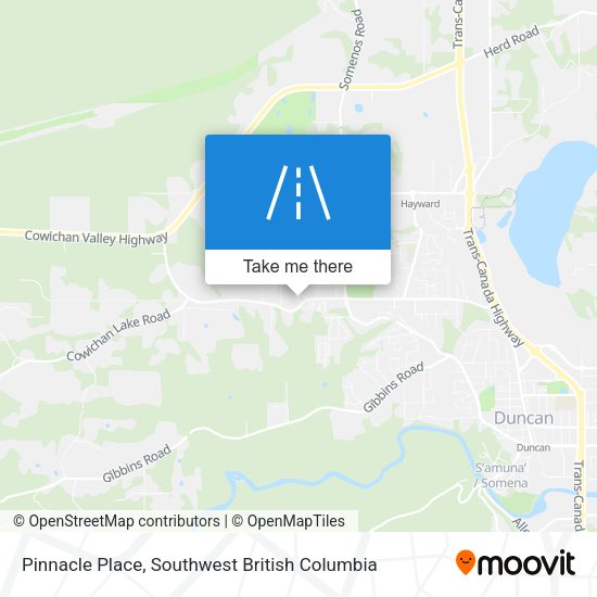 Pinnacle Place map