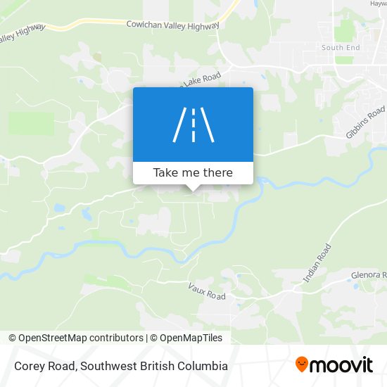 Corey Road map