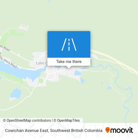 Cowichan Avenue East map