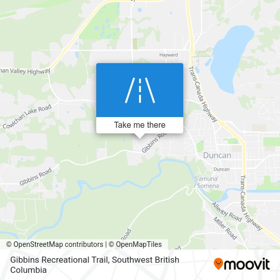 Gibbins Recreational Trail plan