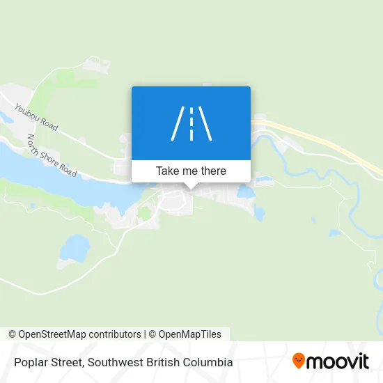 Poplar Street map