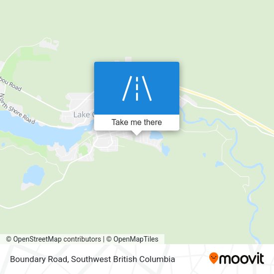 Boundary Road map