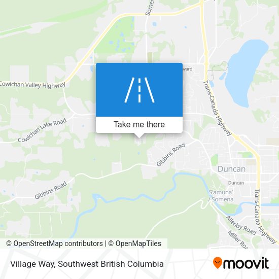 Village Way map