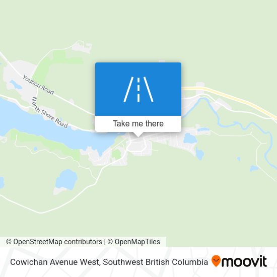 Cowichan Avenue West map