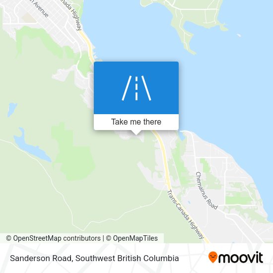 Sanderson Road map