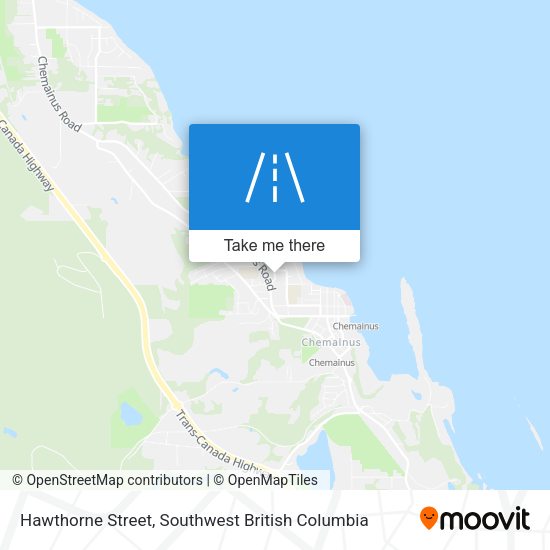 Hawthorne Street map
