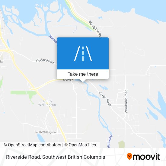 Riverside Road map