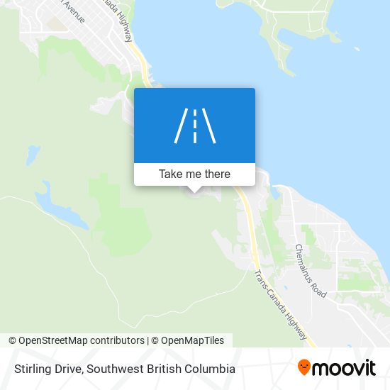 Stirling Drive map