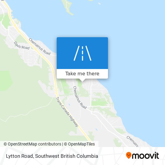 Lytton Road map