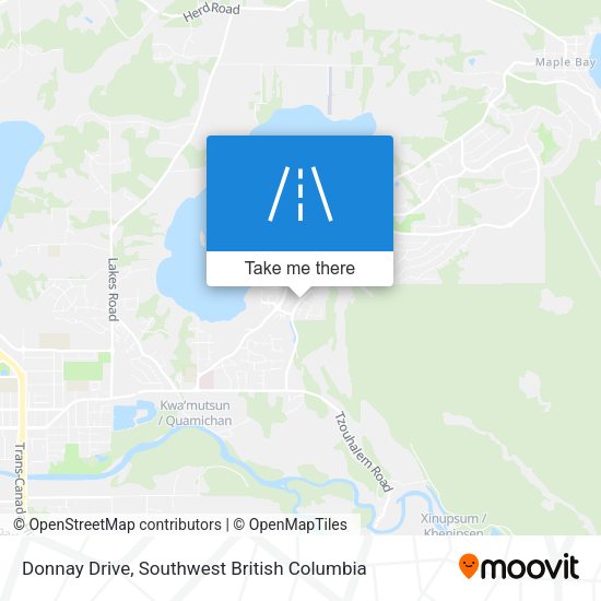 Donnay Drive map