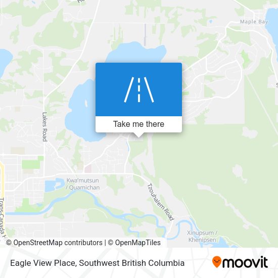 Eagle View Place map