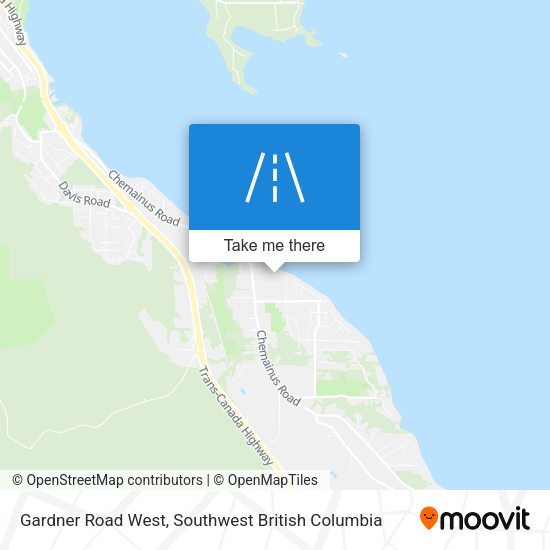Gardner Road West map