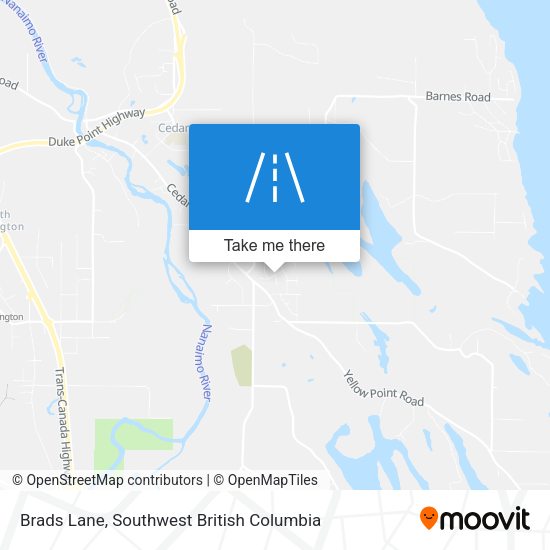 Brads Lane map
