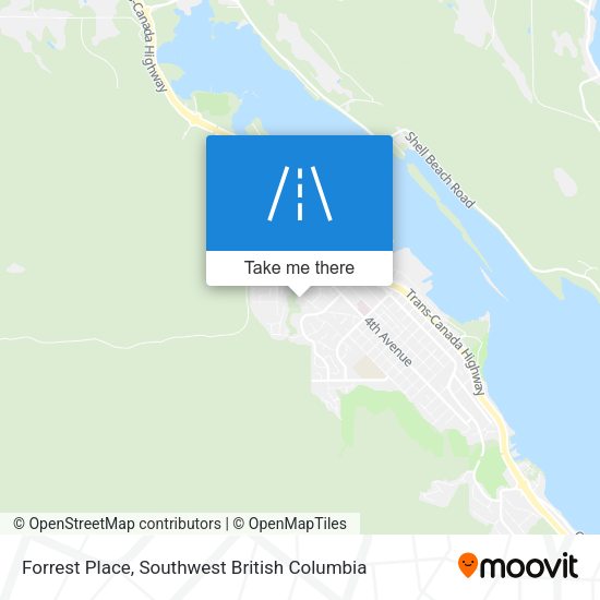 Forrest Place map
