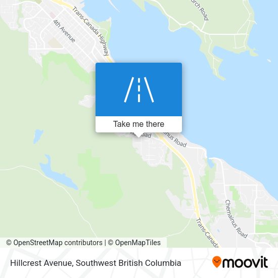 Hillcrest Avenue map