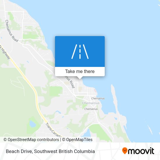 Beach Drive map