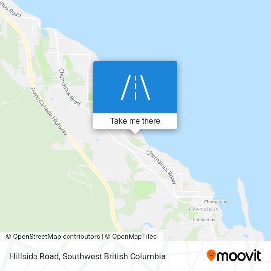 Hillside Road map