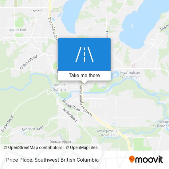 Price Place map