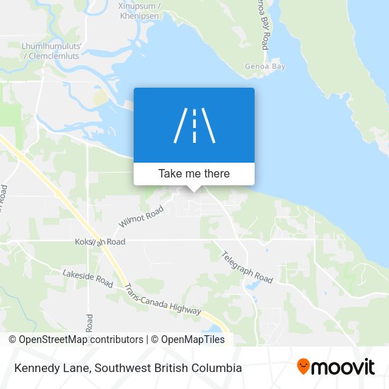 Kennedy Lane map