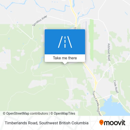 Timberlands Road plan