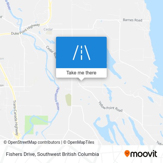 Fishers Drive map