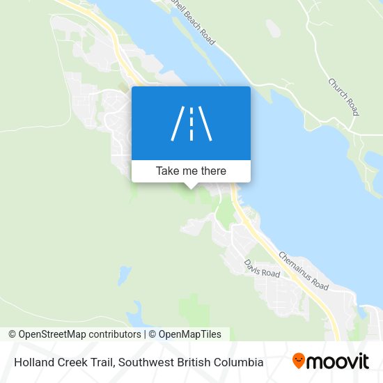 Holland Creek Trail map