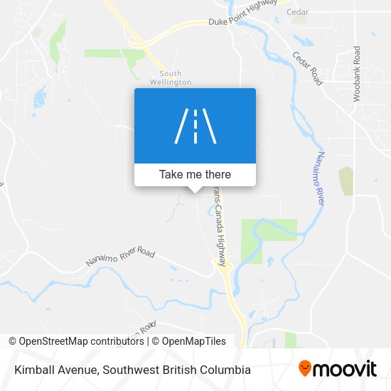 Kimball Avenue map