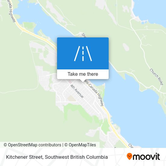 Kitchener Street map