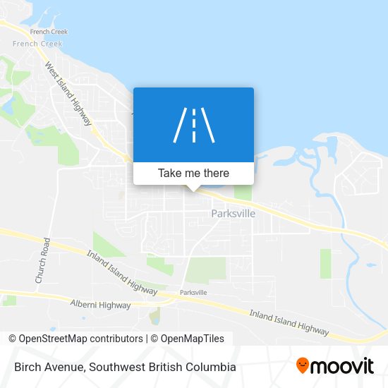 Birch Avenue map