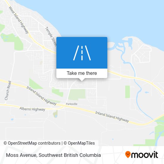 Moss Avenue map