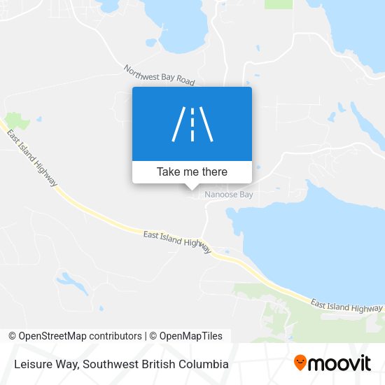 Leisure Way map