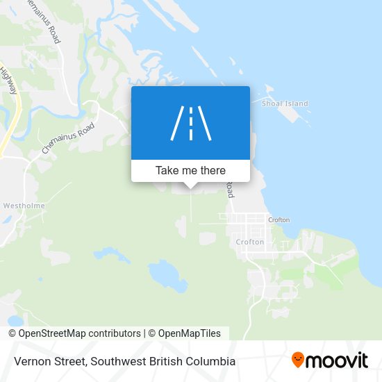 Vernon Street map