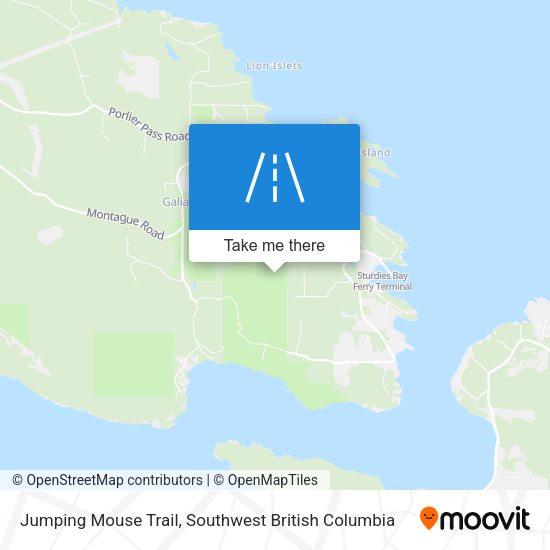 Jumping Mouse Trail map