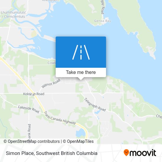 Simon Place map