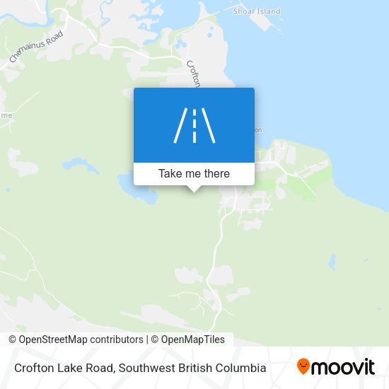 Crofton Lake Road map