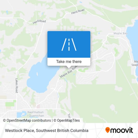 Westlock Place map